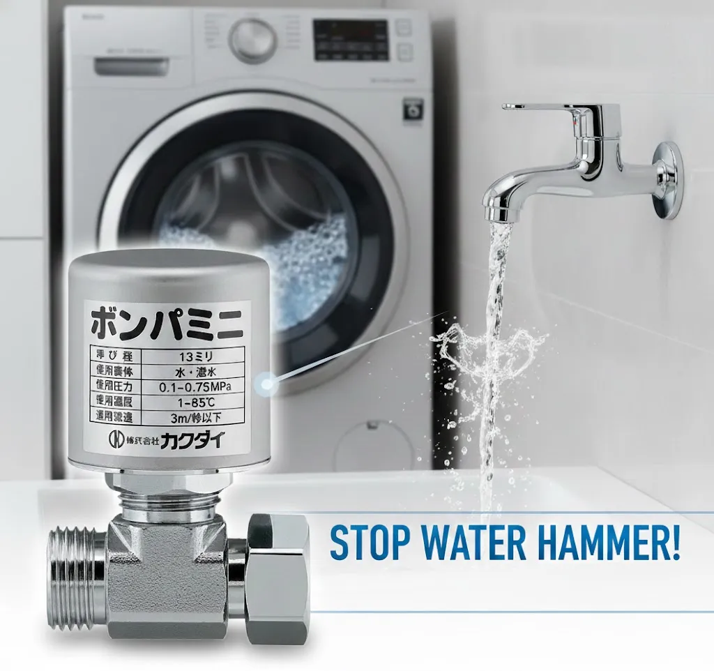 水撃ポンプがうるさい！ウォーターハンマーはどんな音？対策できる？