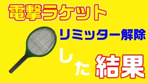 電撃ラケットリミッター解除した結果