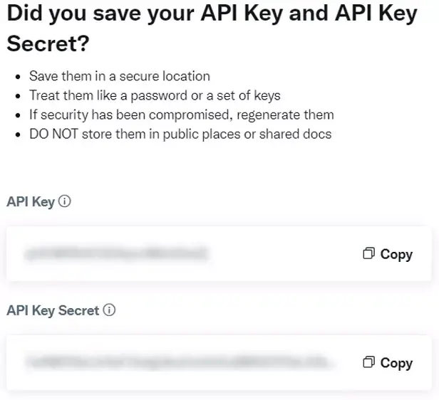 Autoshare for Twitter | API Key