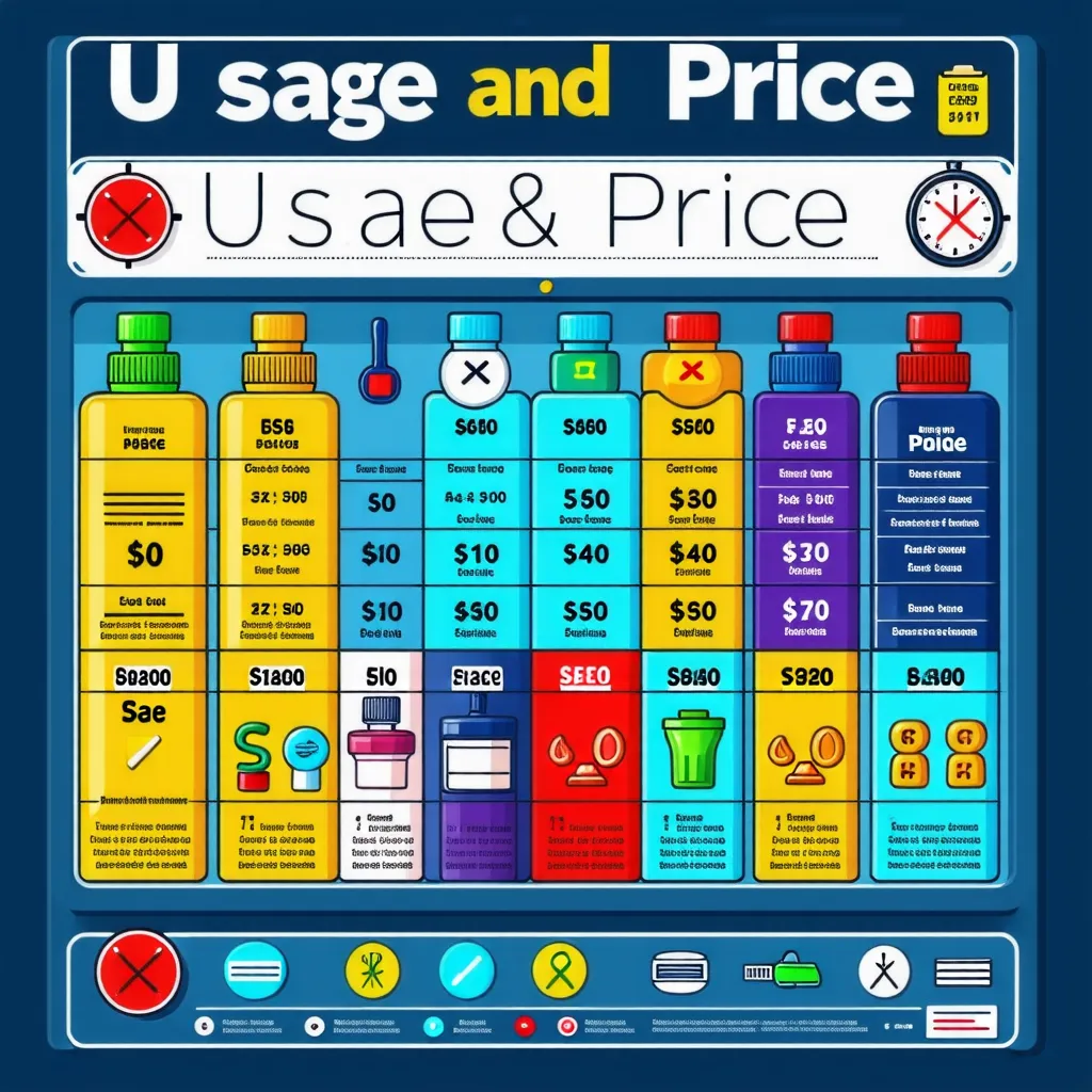 使用量と価格