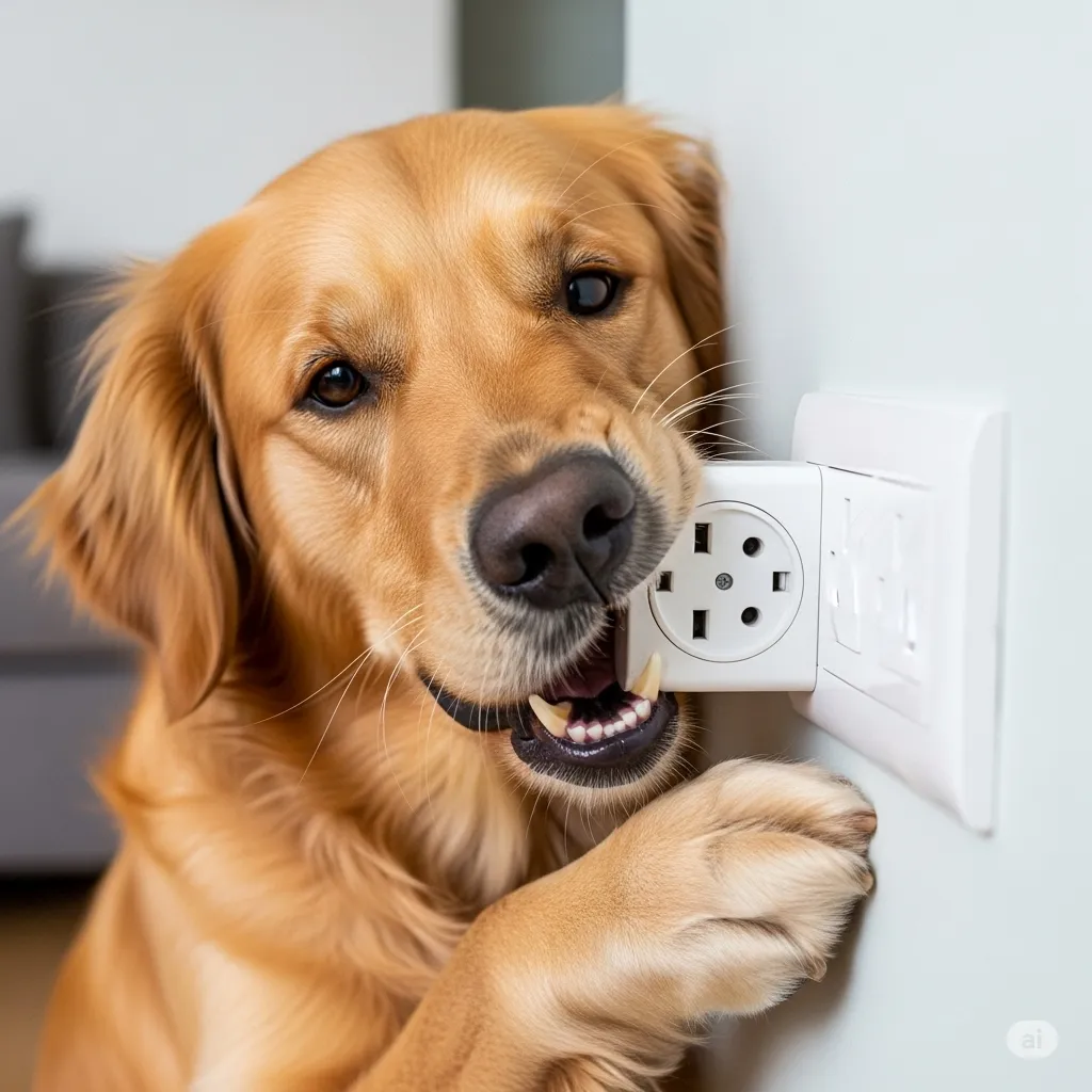犬のコードかじる対策は100均で！今すぐできる感電防止術