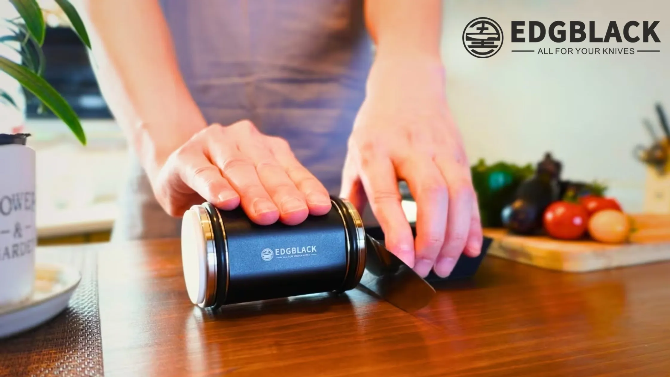 EDGBLACK Knife Sharpenerなら砥石不要！ハマグリ刃も復活