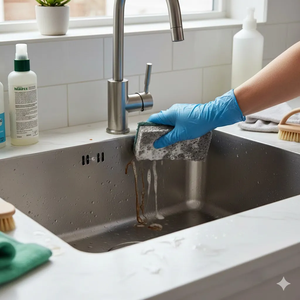 100均でシンクのサビ取り！ダイソー激落ちくん等のおすすめ錆落とし