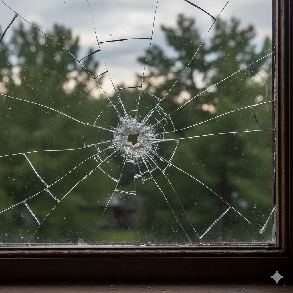 【必見】100均で窓ガラスひび割れ補修！ダイソー商品で簡単DIY