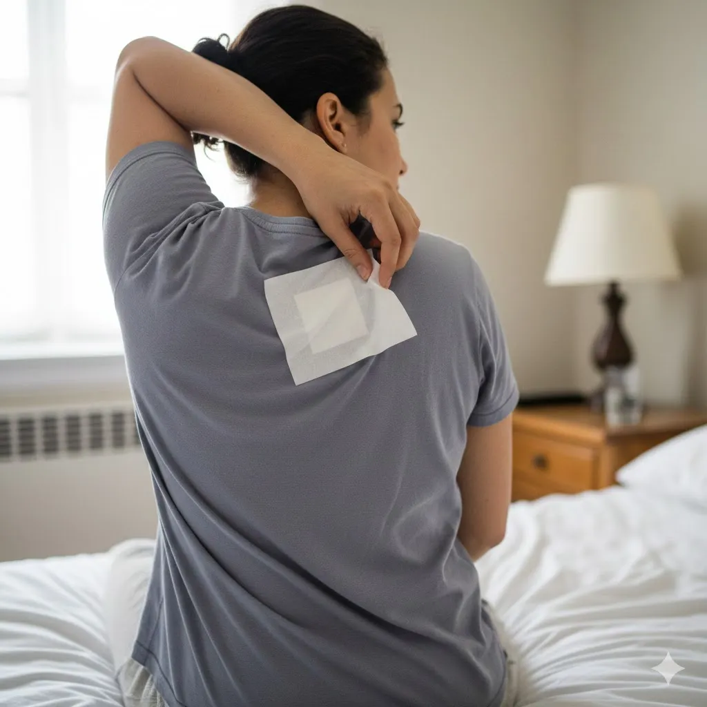 背中に湿布を貼る道具は100均で販売してる？自作や手作り方法