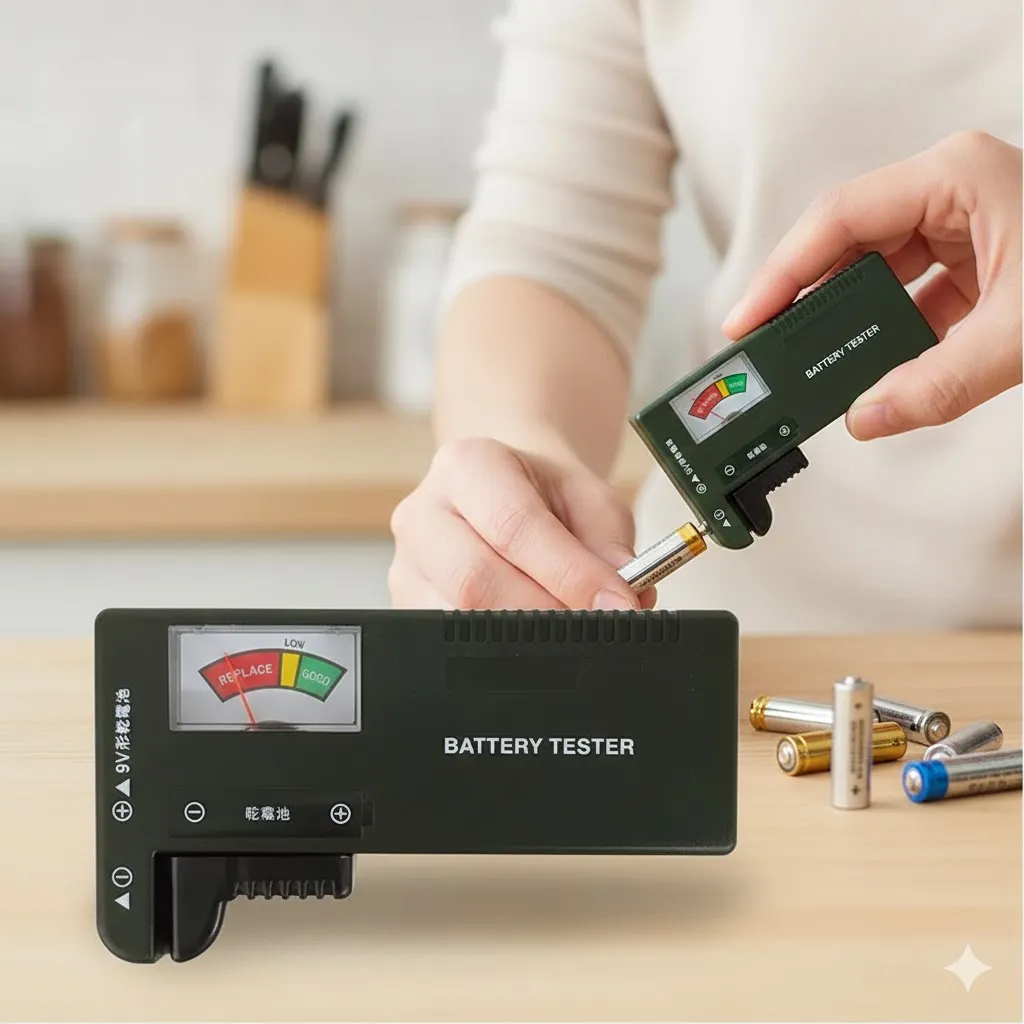 キャンドゥの電池残量チェッカー100均売り場とボタン電池対応品