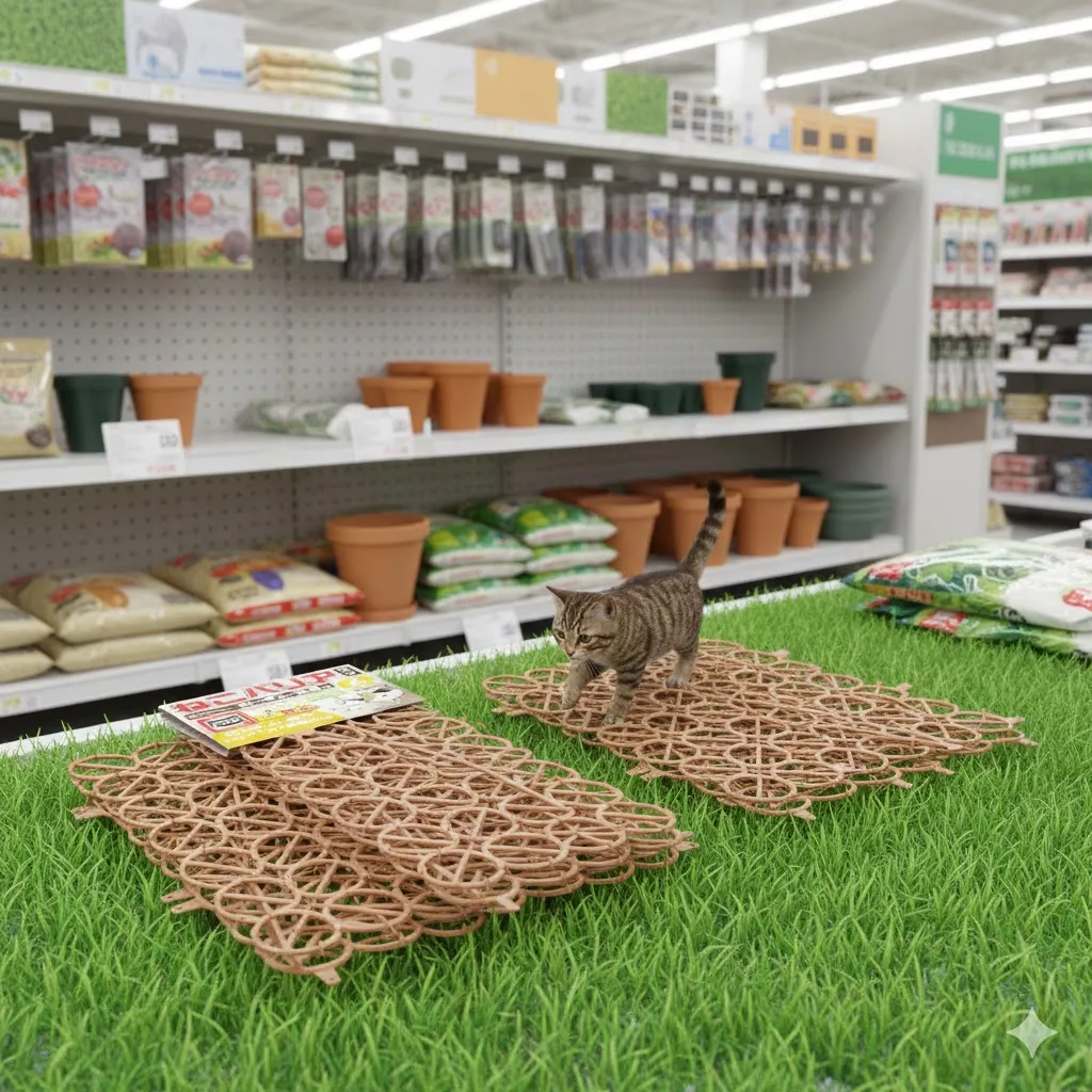 ダイソー猫よけマット販売店はどこ？セリアやホームセンターと比較