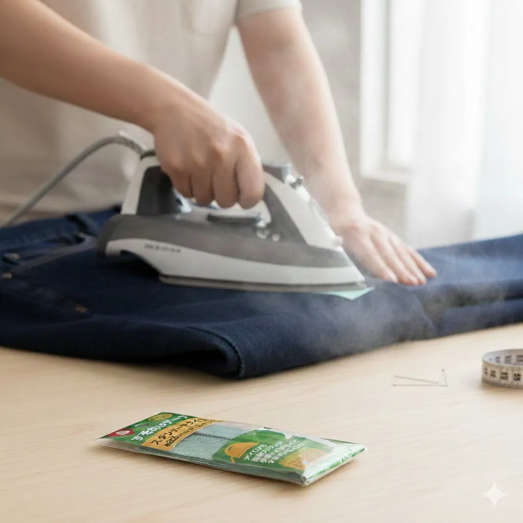 裾上げテープアイロン不要どこに売ってる？強力な商品はどこで買える