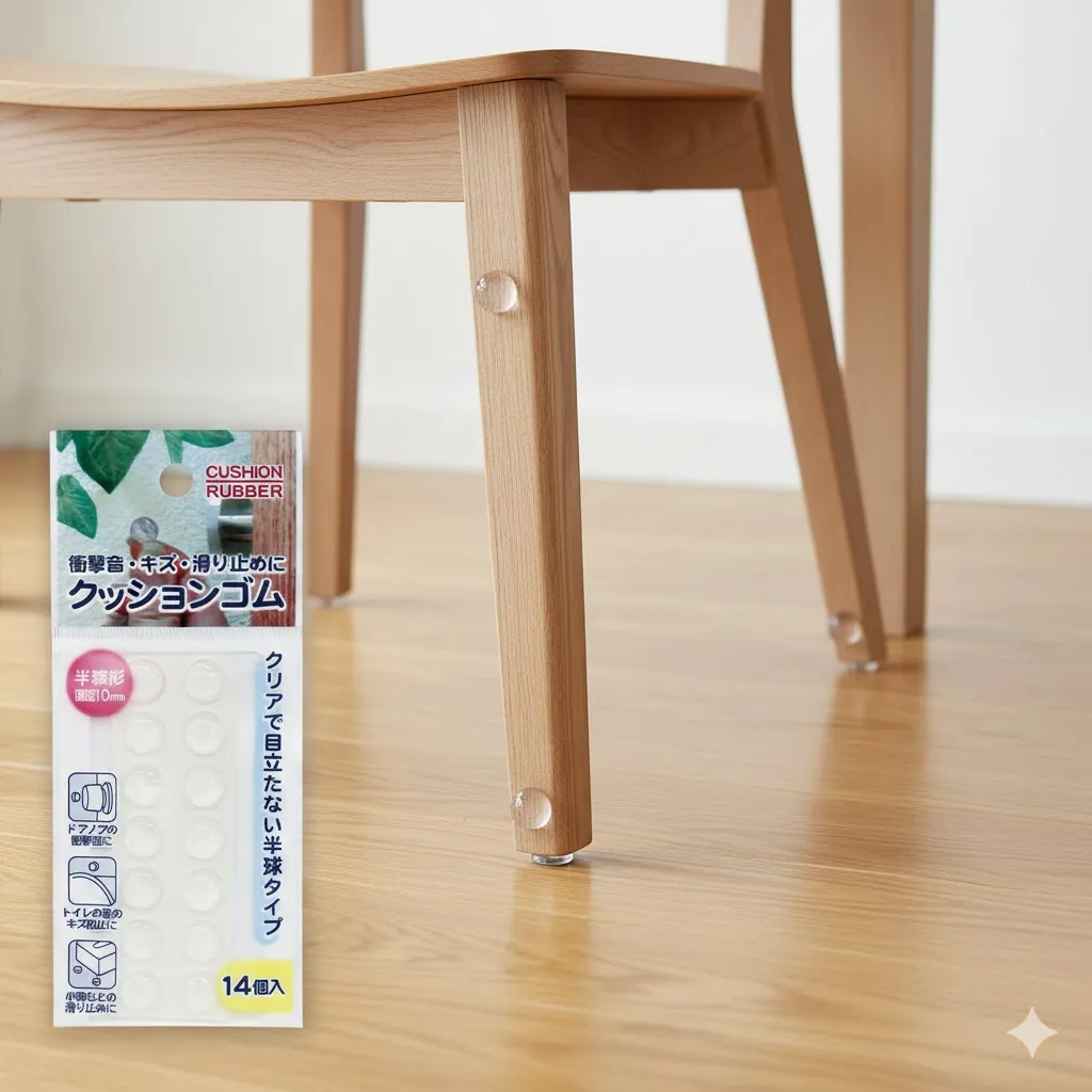 大型家具フローリングへこみ防止！100均グッズはどこで売ってる