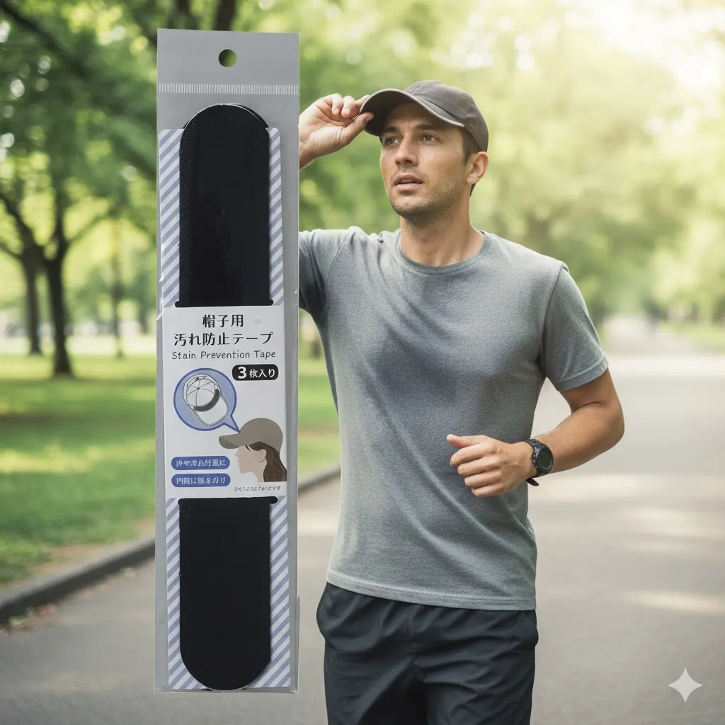 帽子汚れ防止テープは100均のどこで売ってる？代用や売り場解説