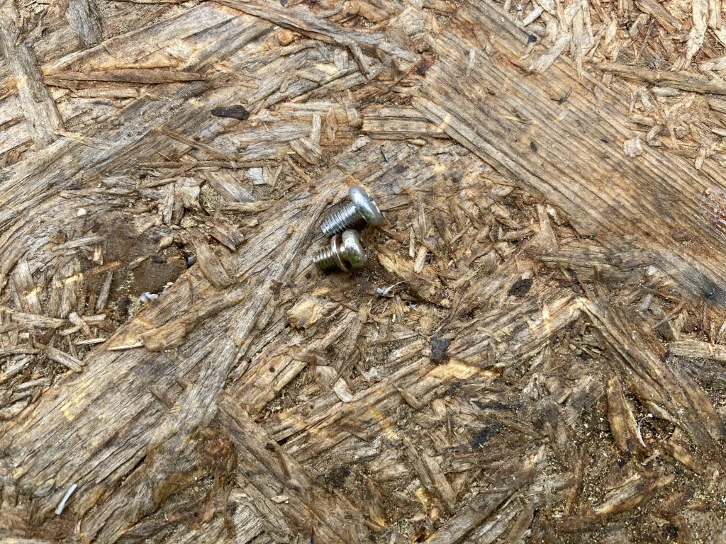 100均メガネのネジ3