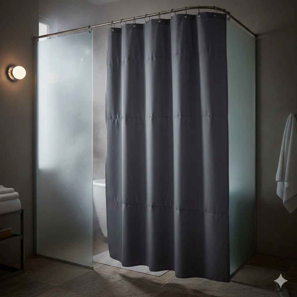 100均シャワーカーテン防寒用はどこで売ってる？断熱効果や窓への付け方