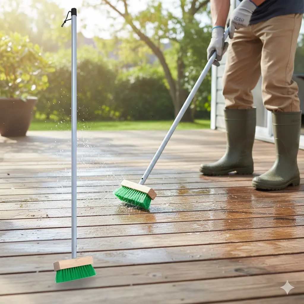 ベランダ掃除に100均デッキブラシおすすめ！販売店や捨てやすい品