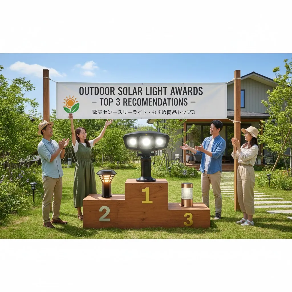 2026年最強のセンサーライト！屋外ソーラー防水おすすめランキング