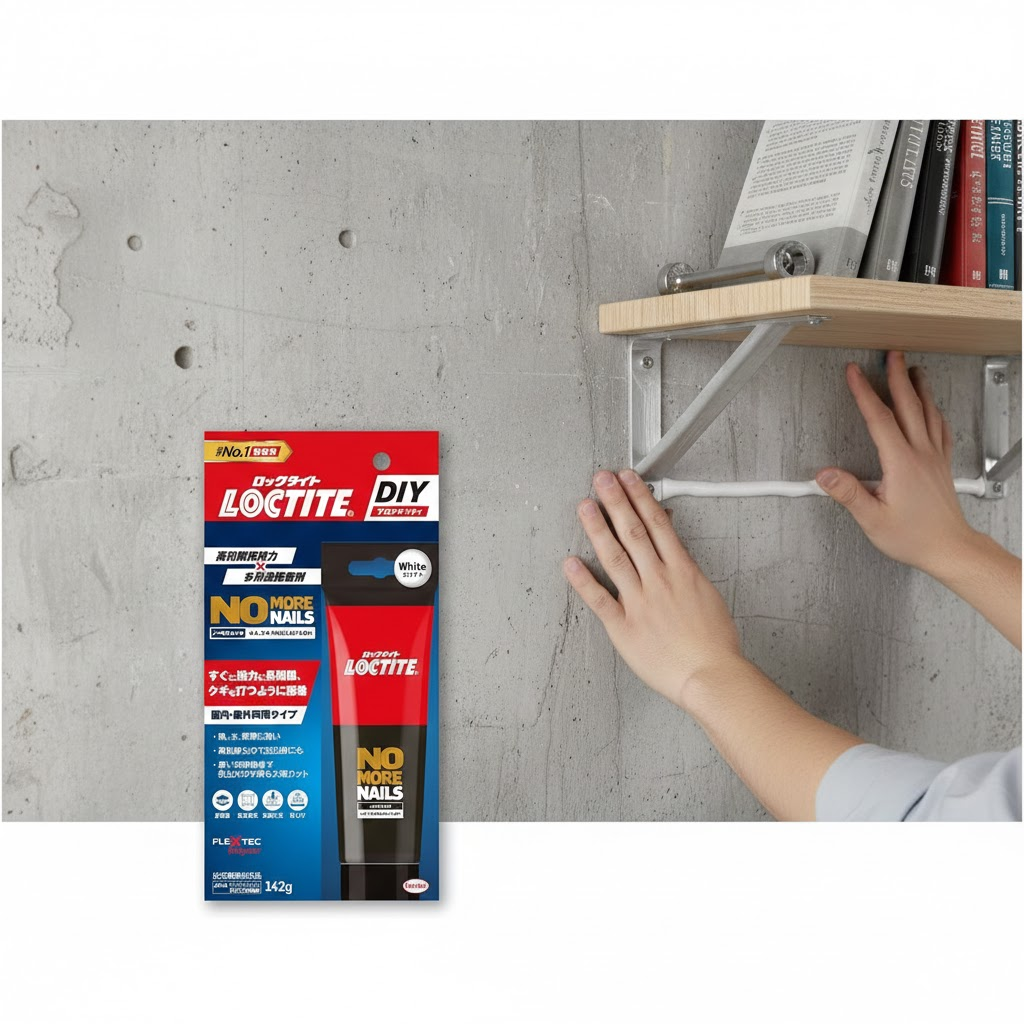 【穴あけ不要】コンクリート用強力接着剤おすすめランキング！プロが教えるビスなし固定術
